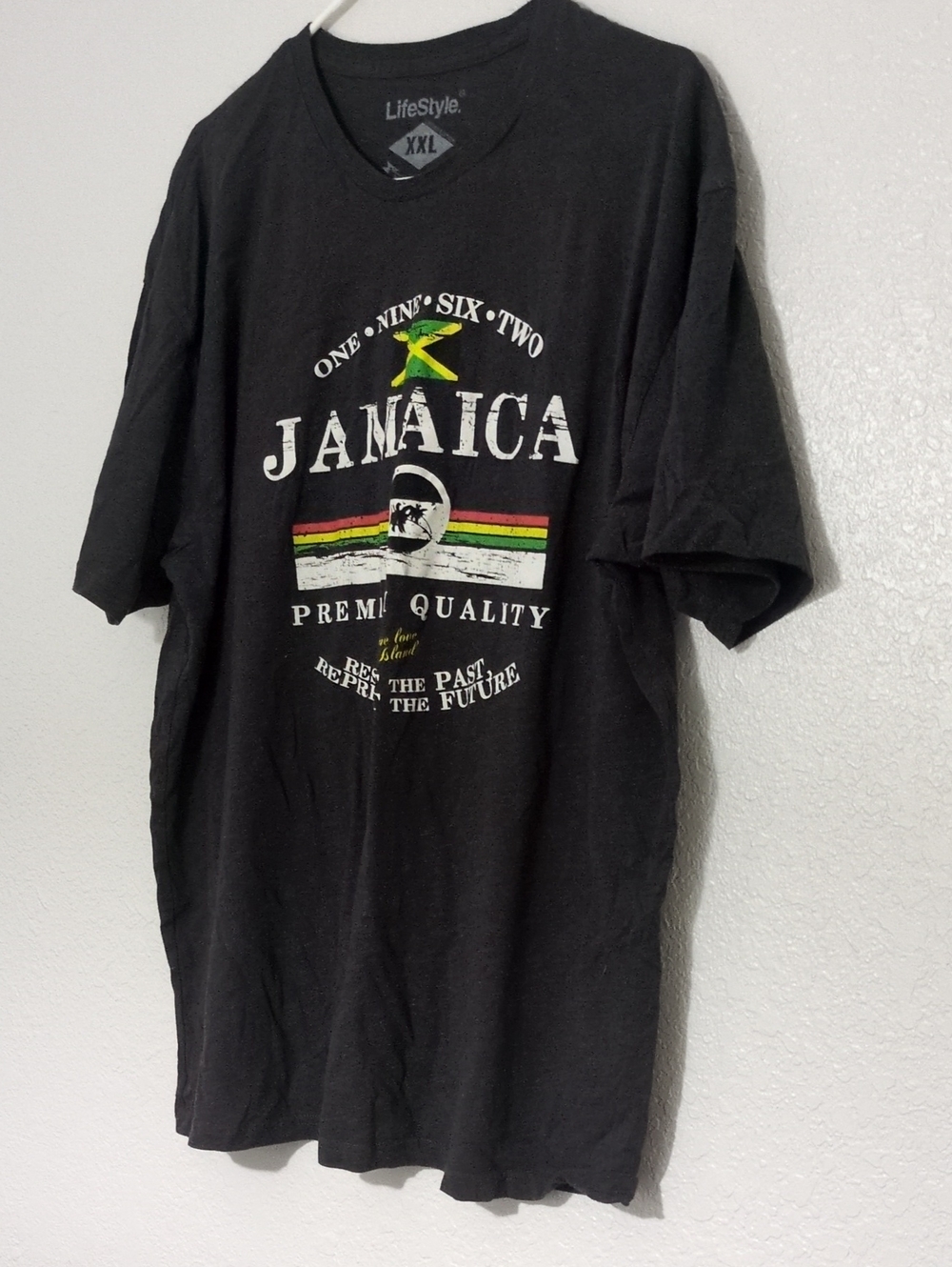 LifeStyle Black Jamaica Graphic Short-Sleeve Tee